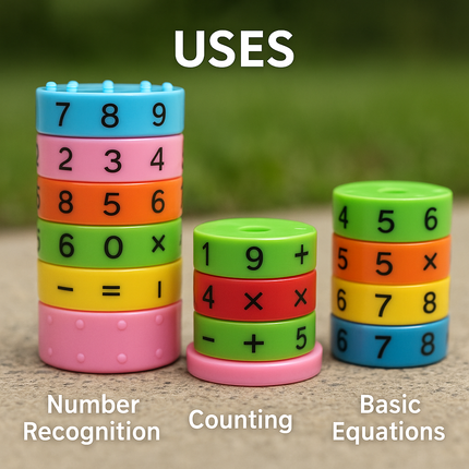 Genius Kid Magnetic Educational Math Puzzle Set
