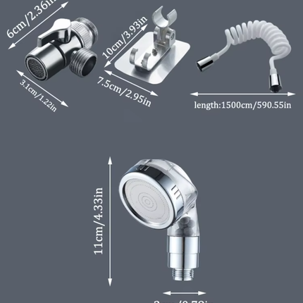 Power Stream High Pressure Multi-Purpose Sink Extension Head
