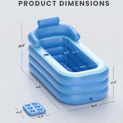 Portable Inflatable Spa Relaxing Full Bathtub