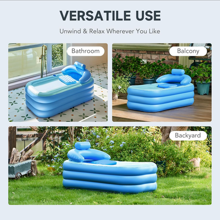 Portable Inflatable Spa Relaxing Full Bathtub
