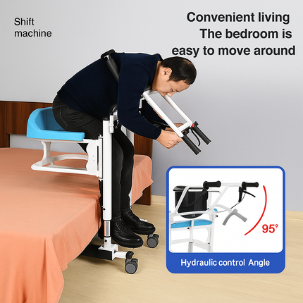 Electric Senior Lift Chair Elderly Care Mobility Patient Transfer Wheelchair