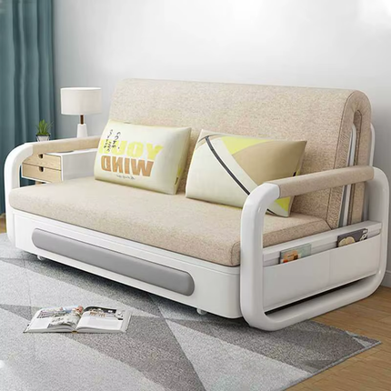 Modern Space-Saving Built-In Storage Sofa Bed
