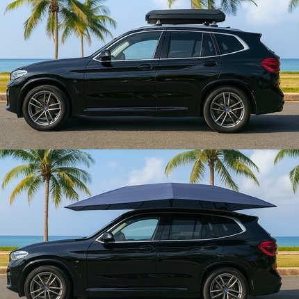 All-Weather Remote-Controlled Automatic Car UV Protection Umbrella