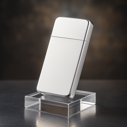 Simple Brushed Ultra Thin Windproof Copper Lighter