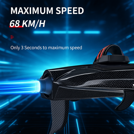 Next-Gen Carbon Fiber Remote Control Jet Surfboard