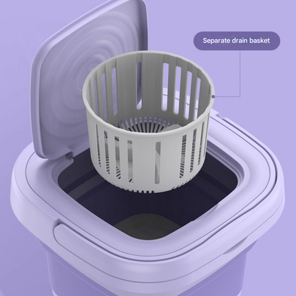 Travel Friendly Portable Foldable Automatic Washing Machine