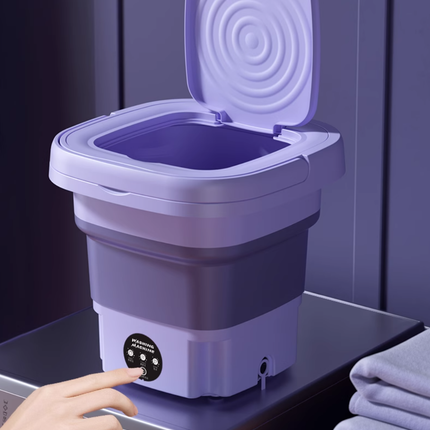 Travel Friendly Portable Foldable Automatic Washing Machine