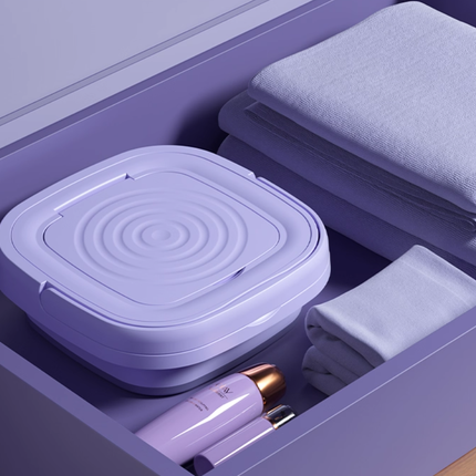 Travel Friendly Portable Foldable Automatic Washing Machine