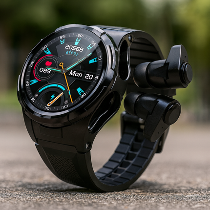 Touch Screen Earphones Sport Smartwatch