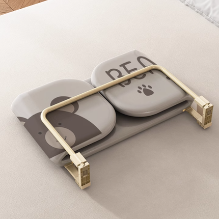 Cute Bear Anti-Fall Foldable Safety Bed Fence