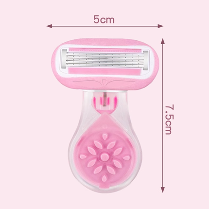 Compact Pink Lady Protective Razor Set