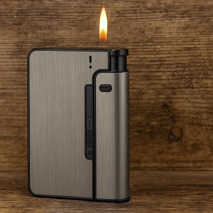 Dual Slot Pocket Built-in Storage Lighter