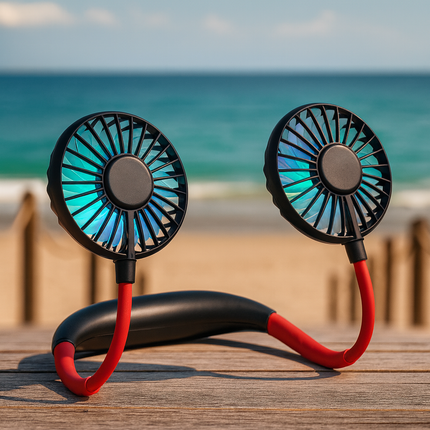 Adjustable Hands-Free Neck Cooling Fan