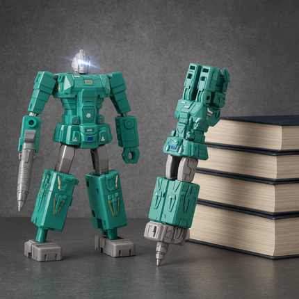 Futuristic Robot Transforming Pen