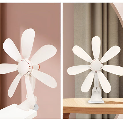 Portable Clip-On Desk & Bedside Fan