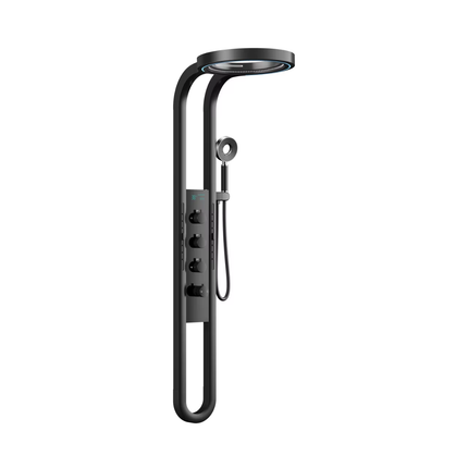 High-flow Thermostatic Digital LED Rainfall Shower Set