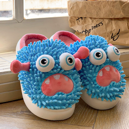 Silly Monster Plush Slippers