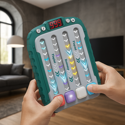 Music LED Rhythm Sound Reaction Handheld Puzzle Toy