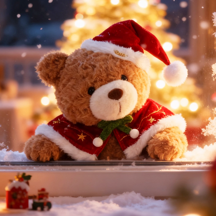 Hidden Surprise Christmas Tree Plush Bear