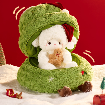 Hidden Surprise Christmas Tree Plush Bear