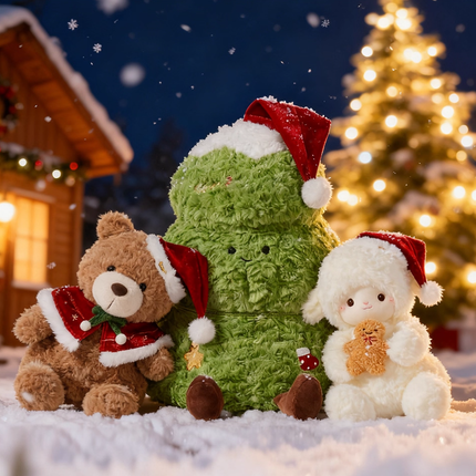 Hidden Surprise Christmas Tree Plush Bear