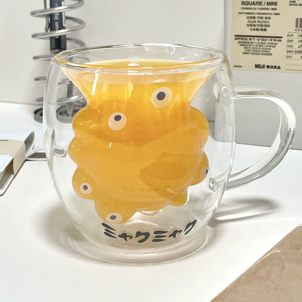 Crazy Eyes Monster Glass Mug