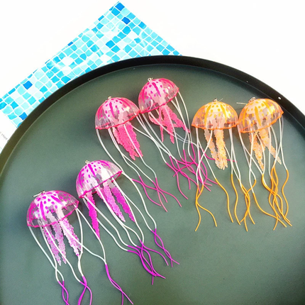Dancing Jellyfish Long Tassel Earrings