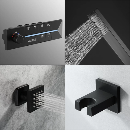 Rainfall Smart LED Music Shower System