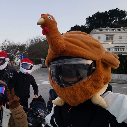 Fluffy Animals Funny Helmet Covers
