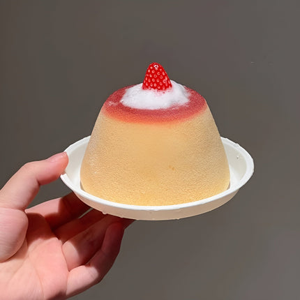 Strawberry Caramel Pudding Cleaning Sponge