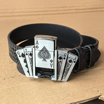 Kerosene Lighter Metal Buckle Belt