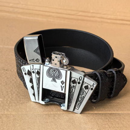 Kerosene Lighter Metal Buckle Belt