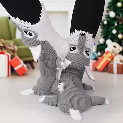 Hungry Wolf Warm Socks