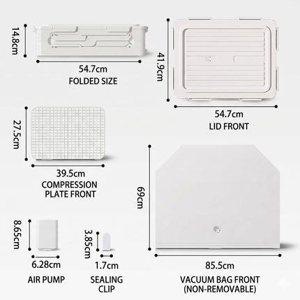 Vacuum & Pack Foldable Storage Box
