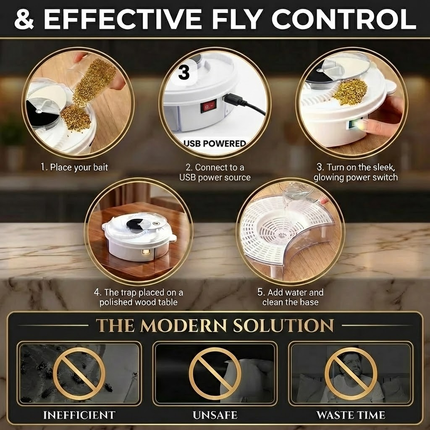 Automatic Rechargeable Insect Flycatcher