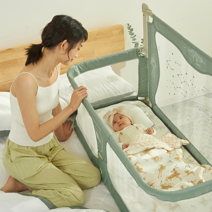 Baby Comfy Safety Lightweight Bed Side Crib