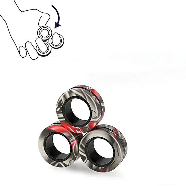 Spin Loop  Magnetic Fidget Spinner Ring