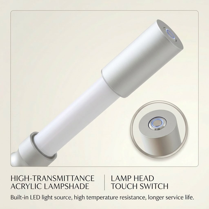 Lumi Minimal LED Slide-Open Floor Lamp