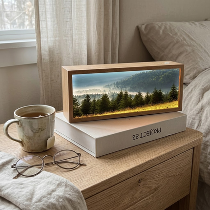 Nordic Healing Backlit Landscape Art Frame Light Box