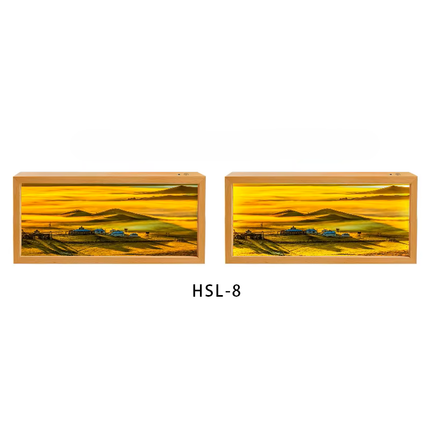 Nordic Healing Backlit Landscape Art Frame Light Box