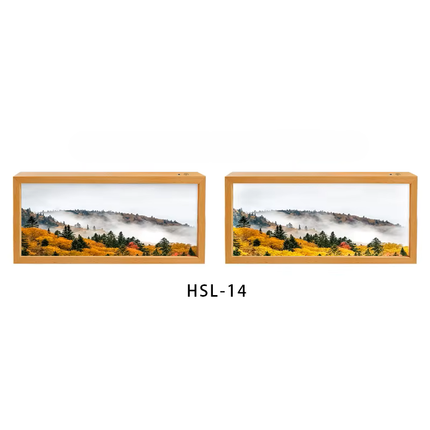 Nordic Healing Backlit Landscape Art Frame Light Box