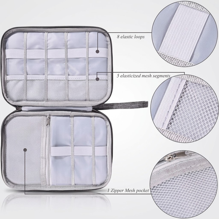 Travel Smart Electronic Case Organizer