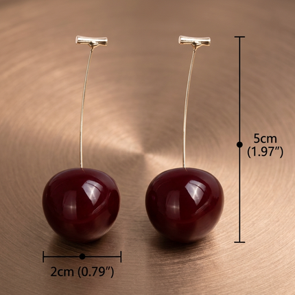 Cherry Fruit European Style Earrings