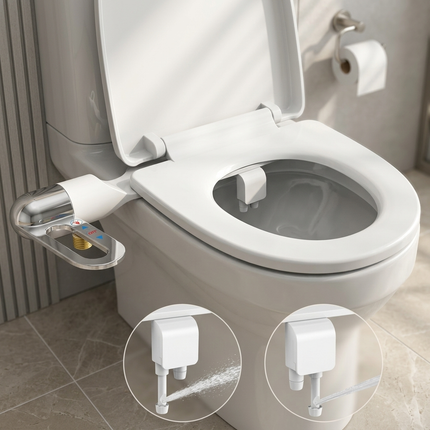 Ultra-Slim Adjustable Water Manual Bidet