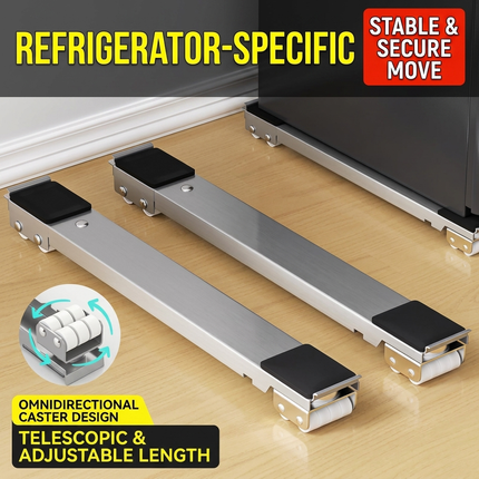 2Pcs Multifunctional Portable Mobile Base Stand