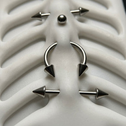 Gothic Ribcage Pierced Phone Case