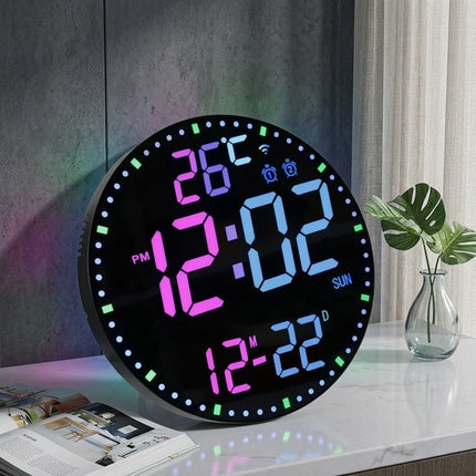 Neon Pulse Smart RGB Multifunctional Wall Clock
