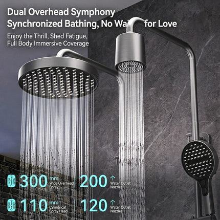 Goccera Thermostatic Rainfall Multifunctional Shower System