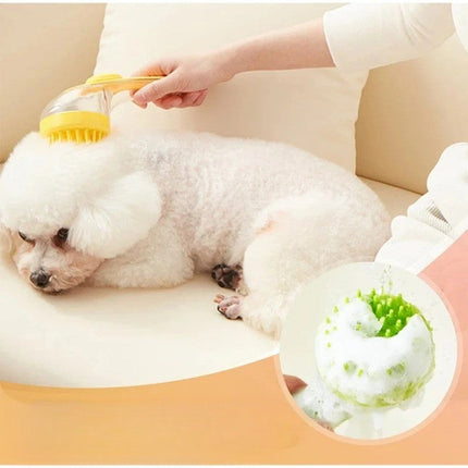 Bubbly Cleaner Pet Bath Massage Brush