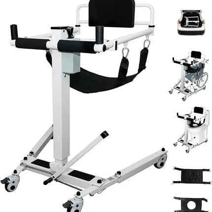 5-in-1 Foldable Patient Lift Mobility Chair